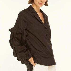 NWT HARSHMAN VIVONA TUNIC Button-Up Shirt Size XS $228